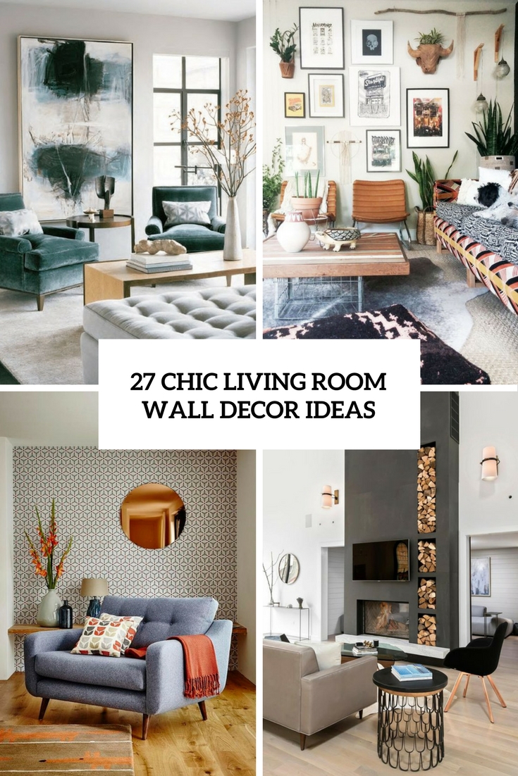 chic living room wall decor ideas