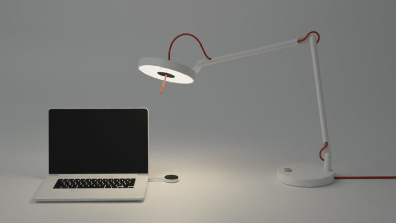 MyLiFi Lamp Providing An Internet Connection