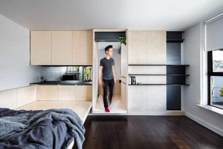 Perfectly Organized Micro Apartment Of 28 Square Meters