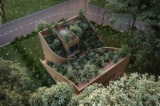 03 The house is surrounded with forests and it feels like in the countryside with a garden