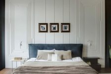03 accent your bedroom walls with some modern-looking molding