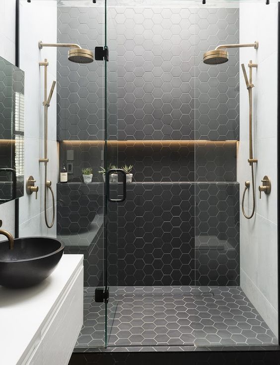 Tiles are a great option, which is water resistant, and that is important for dump spaces like a bathroom