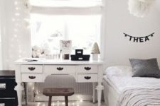 15 a Scandinavian bedroom with much negative space, which is a must for such a style