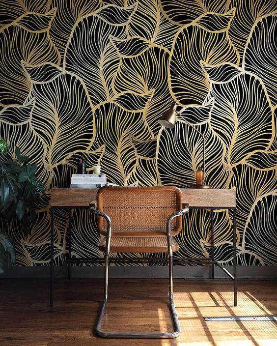 transform your space into a unique one with fantastic wallpaper with a 3D effect