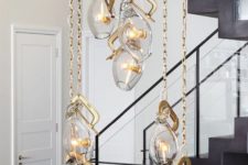 16 highlight the tall ceilings with such unique pendant lamps on chains