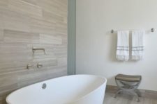 21 give your bathroom a spa feel with negative space in it