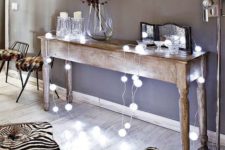 stylish entryway’s console table decor