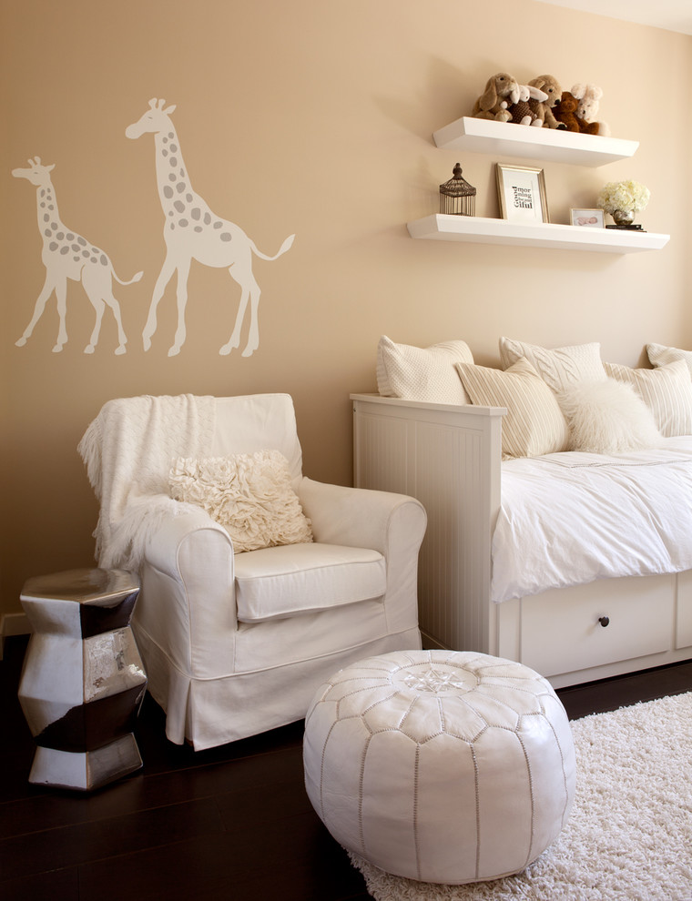 Hemnes daybed might be a practical choice for a gender neutral nursery with taupe walls.