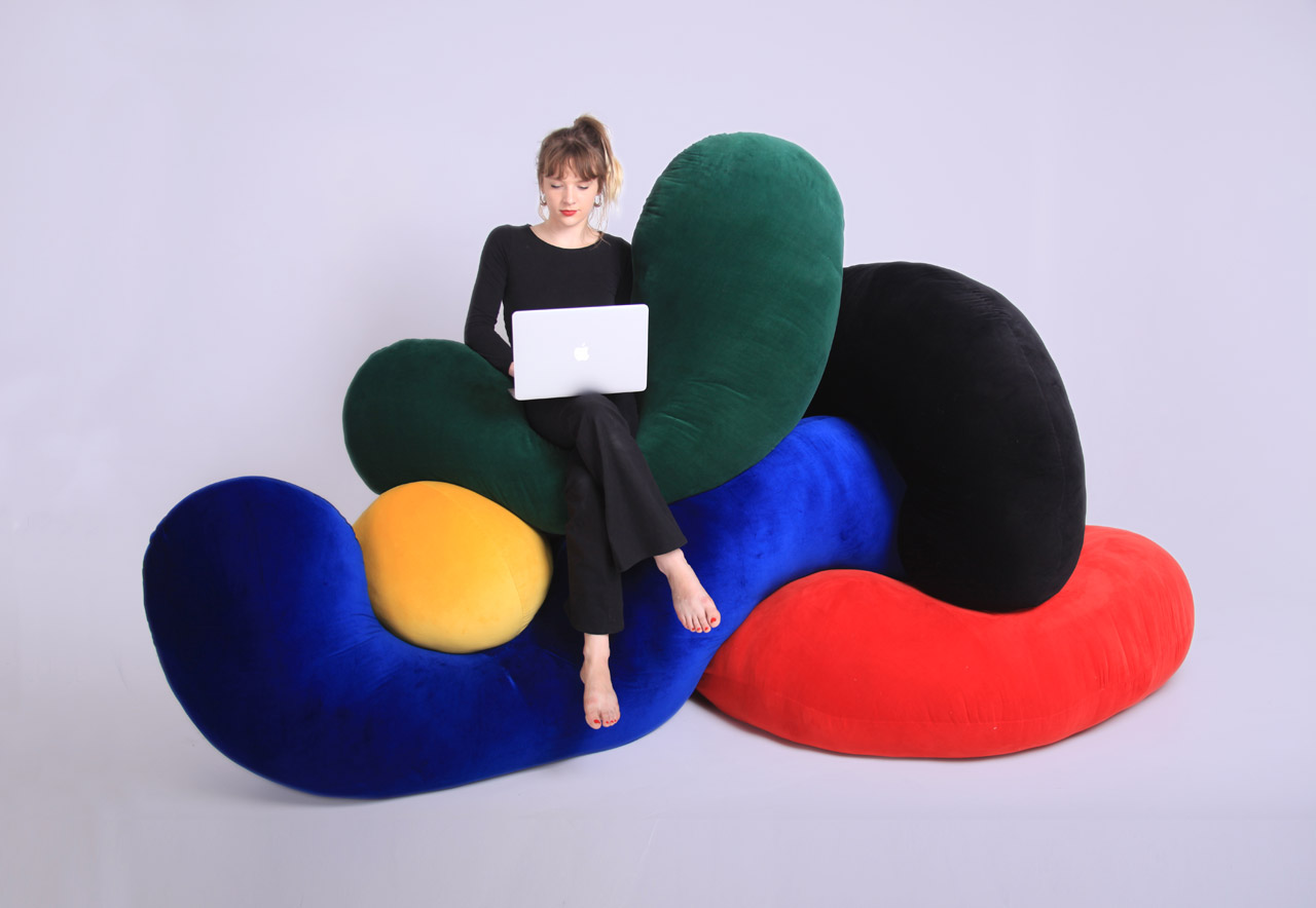 Into-Form furniture piece is a unique flexible thing including a sofa, a chair, a bench and everything else