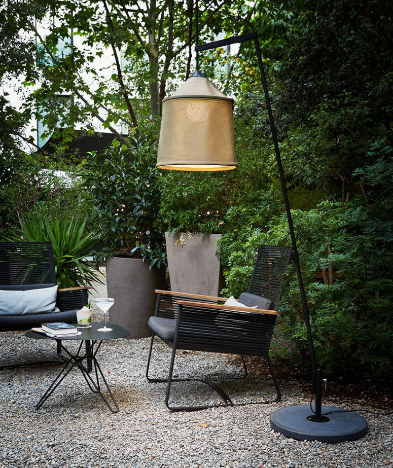 Jaima lamp collection is inspired by Bedouin tents and is made of the same materials and of similar shapes