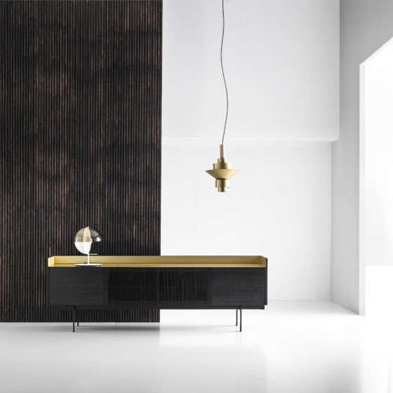 Stockholm Minimalist Furniture Collection With Metallic Finishes