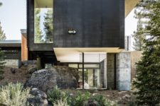 01 This California home is built on a site with a lot of boulders and they are all untouched