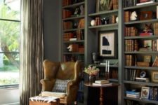 11 opt for a leather wingback chair for a fresh take and a textural look in your space