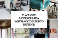 25 ways to incorporate a wingback chair into interior cover