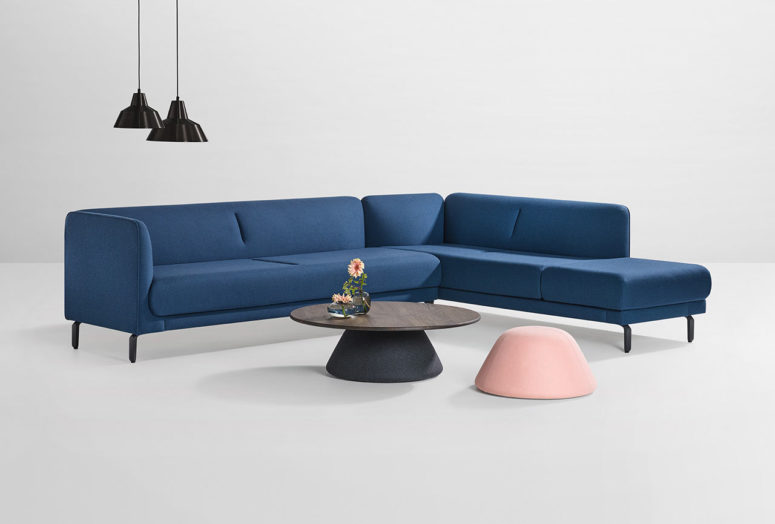 Figura sofa is a 21st century take on a traditional piece of furniture