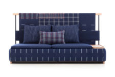 02 This is a sofa with lots of cushions, plaid prints and a cool look – it’s ideal for a modern dynamic space