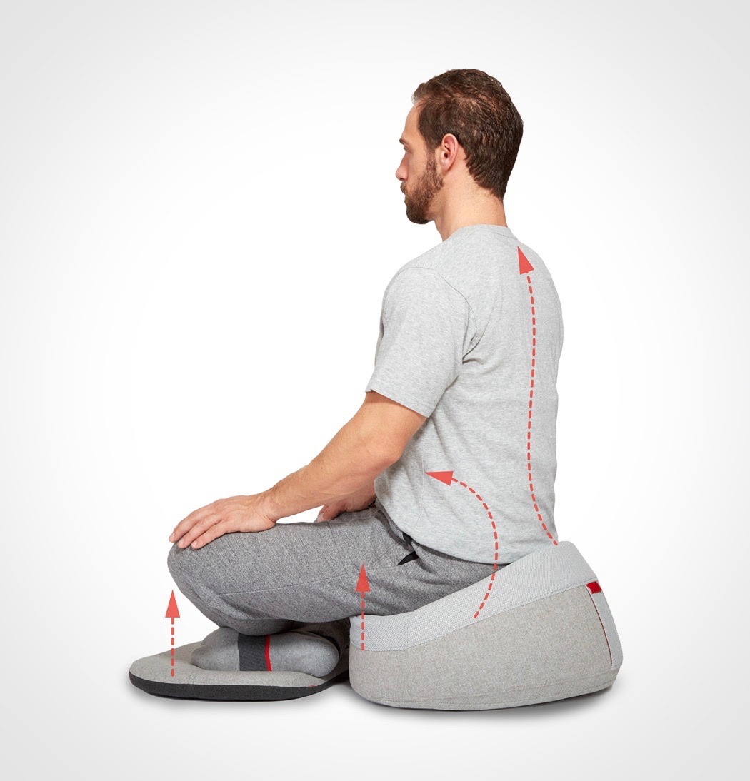 Your hips and back will be in the right position not to get tired