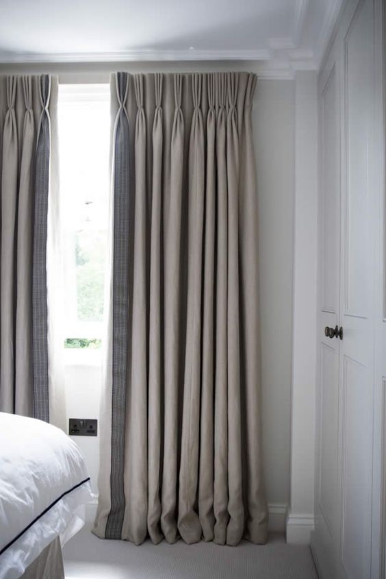 Neutrals are the best color option for curtains because they are timeless and don't fade