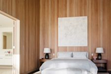 stylish and warm bedroom design