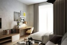 08 soft earthy tones of beige and brown are complemented with greys for a cozy feel