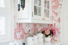 15 cover the whole wall and maybe all the walls with this wallpaper to create a cozier look