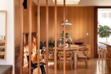 15 such a slight wood room divider is great to gently hint on the separation of the living and dining rooms