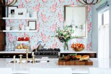 23 wallpaper backsplashes are a durable option, keep it in mind while making one