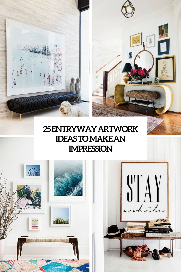 25 Entryway Artwork Ideas To Make An Impression