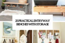25 practical entryway benches with storage cover