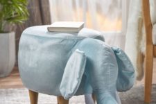 26 such a pretty elephant can be a toy, an ottoman and a storage space inside it