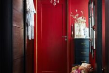 02 red as the main color for an entryway is great as it leaves a long impression