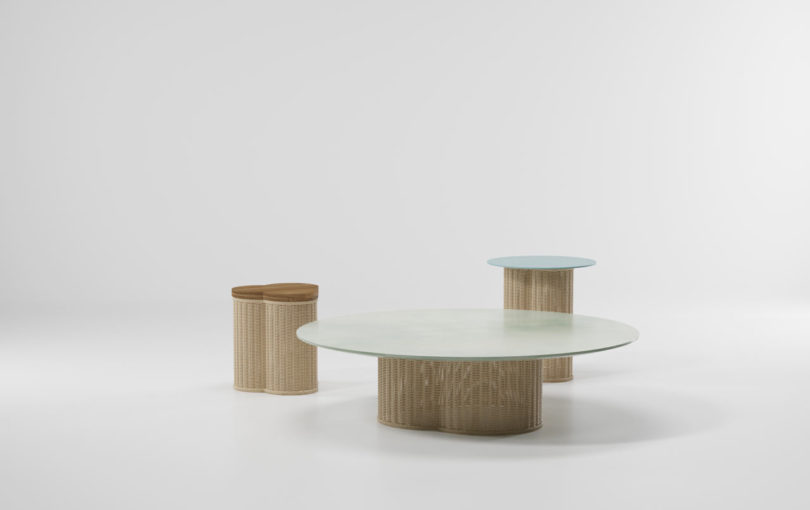 Tables also are a part of the collection, with various height and sizes