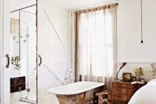 cozy rustic bedroom design with vintage elements