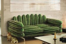 18 a fun cactus-inspired sofa looks very natural yet it’s soft and very comfortable