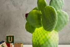 20 a fun cactus table lamp is a whimsy idea for decor, which will be loved by both kids and adults