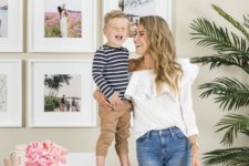 21 use your family photos to create a gorgoeus and inspiring gallery wall