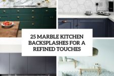 25 marble kitchen backsplashes for a refined touch cover