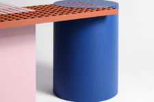 modern colorful benches design
