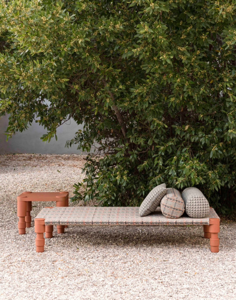 You can organize your outdoor spaces and garden with stylish furniture
