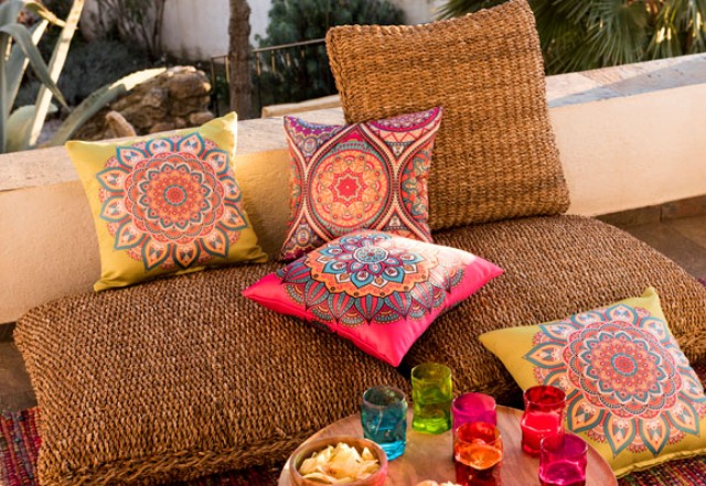 Mandala collection features mandala prints for a colorful look