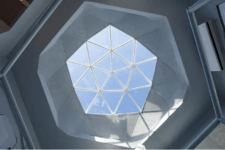 06 There’s a large geometric skylights in the ceiling to enjoy the sky and stars twinkling