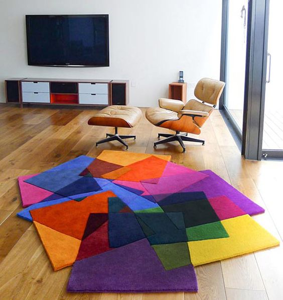 besides, a colorful and stylish rug can be a nice decor element