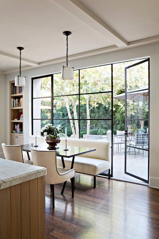 floor to ceiling windows are the best idea to connect indoors to outdoors and enjoy the views