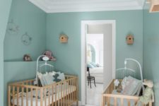 05 mint is a nice soft color for a nursery, it’s a cute idea for both a boy and a girl