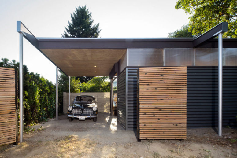 Here's a roof extension to form a car park