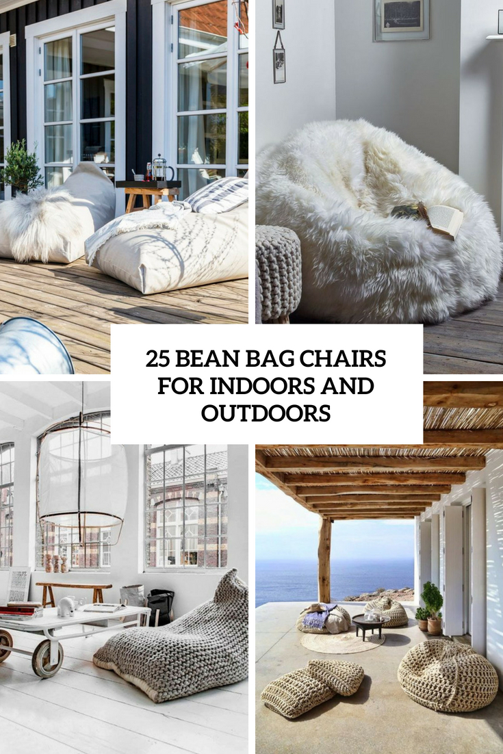 bean bag chairs for indoors and outdoors
