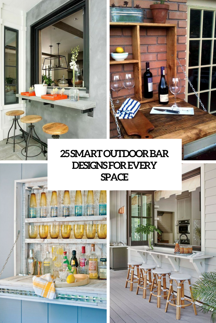 smart outdoor bar ideas for every space