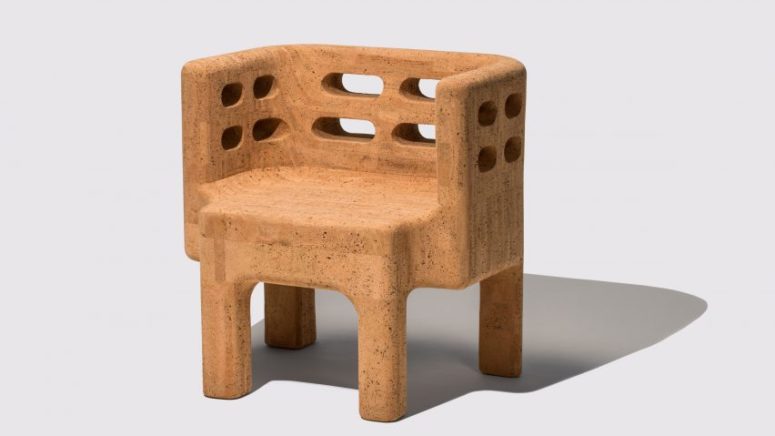 Sobreiro furniture collection is all made of cork, a sustainable and versatile material
