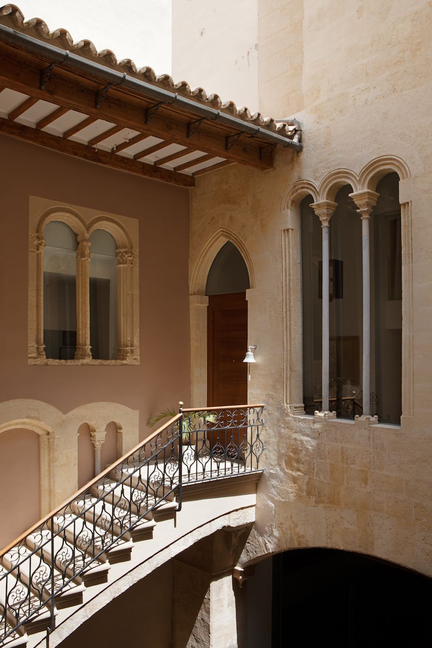 This gorgeous home was built by a Genoa pirate in Mallorca in the 16th century and has recently been renovated for the new owners