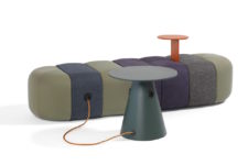 02 The Jack table shows off cool and laconic modern design and a basic color, besides, it goes well with the other furniture of the brand